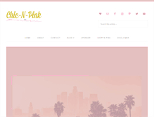 Tablet Screenshot of chicnpink.com